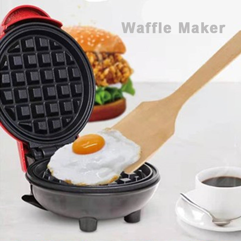 Electric Waffle Maker Machine EU Plug Mini Eggette Breakfast Pot Pan Bubble Egg Cake Oven Waffle Molds