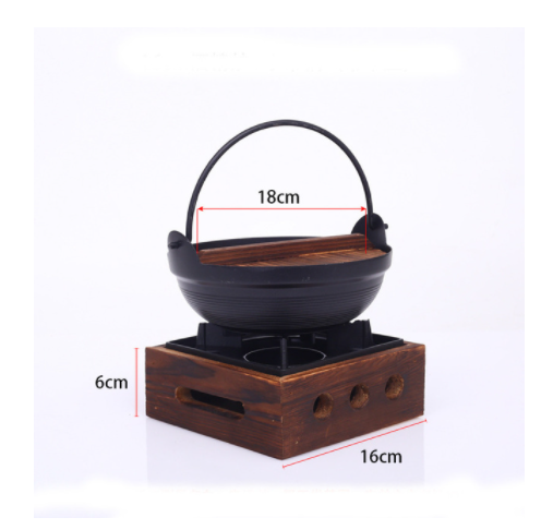 Single Griddle Solid Alcohol Stove Household Square Small Hot Pot
