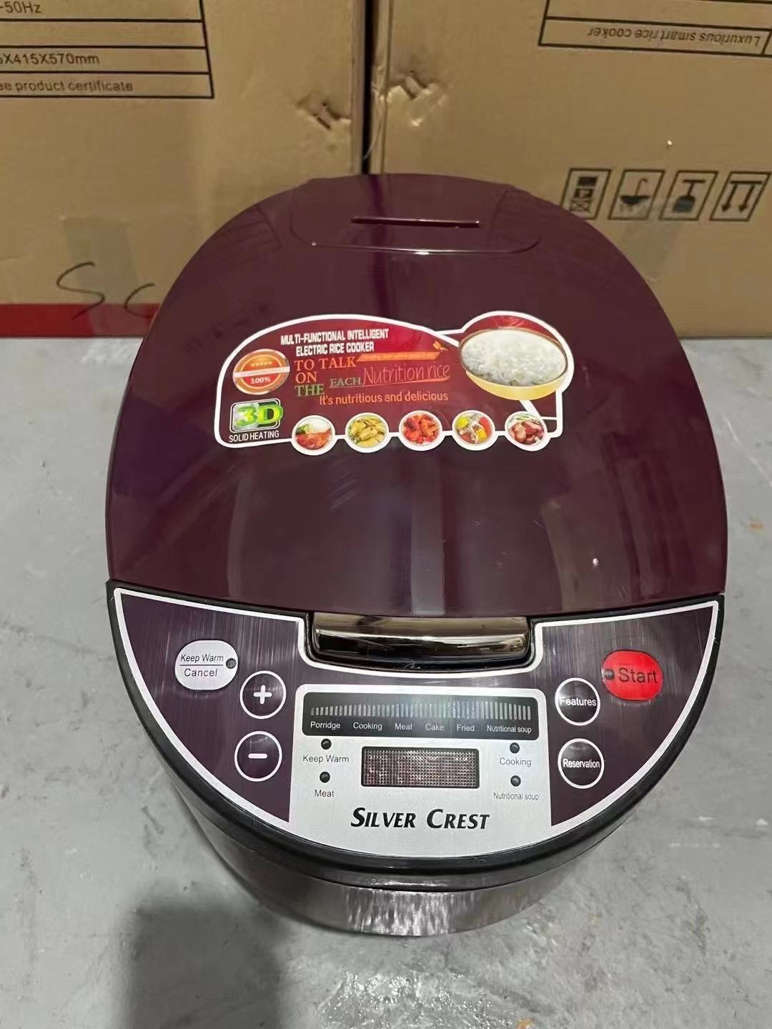 5L Large Capacity English Smart Rice Cooker