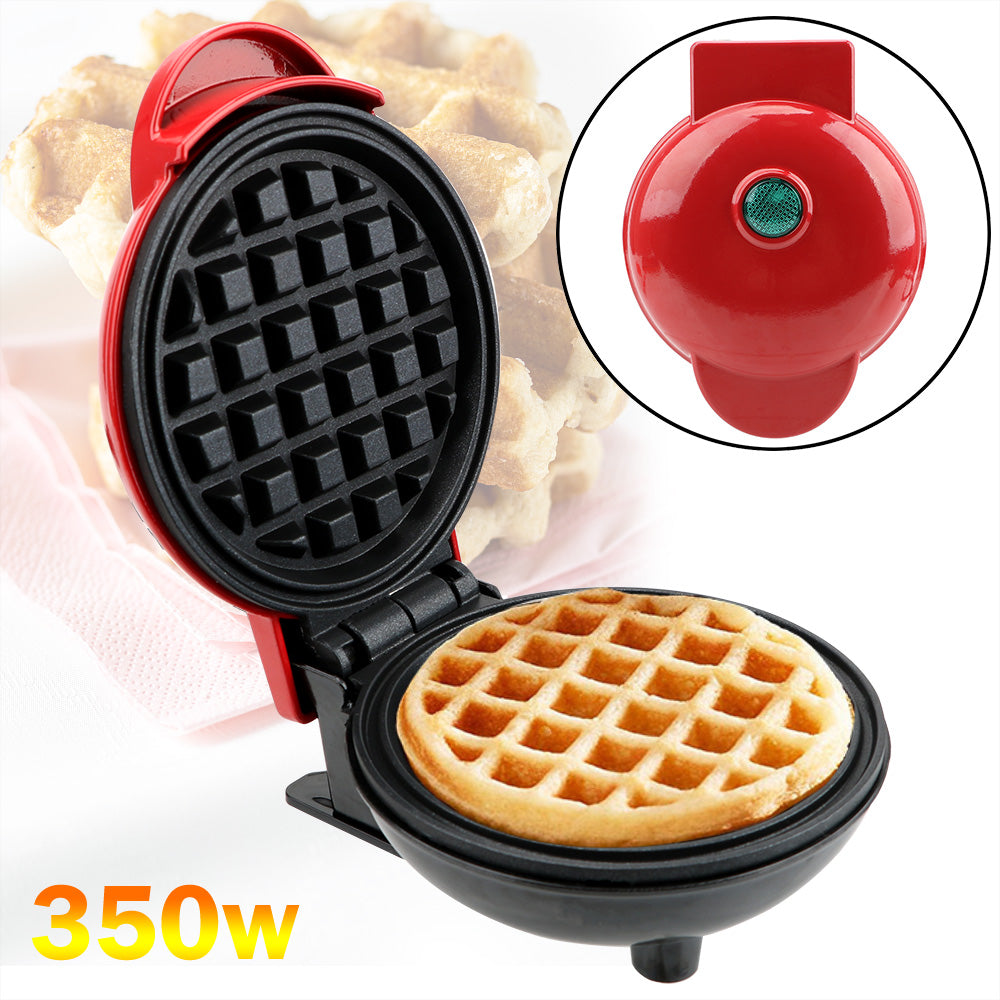 Electric Waffle Maker Machine EU Plug Mini Eggette Breakfast Pot Pan Bubble Egg Cake Oven Waffle Molds